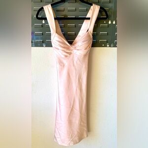 Calvin Klein blush-pink dress. Absolutely beautiful on! Worn once!